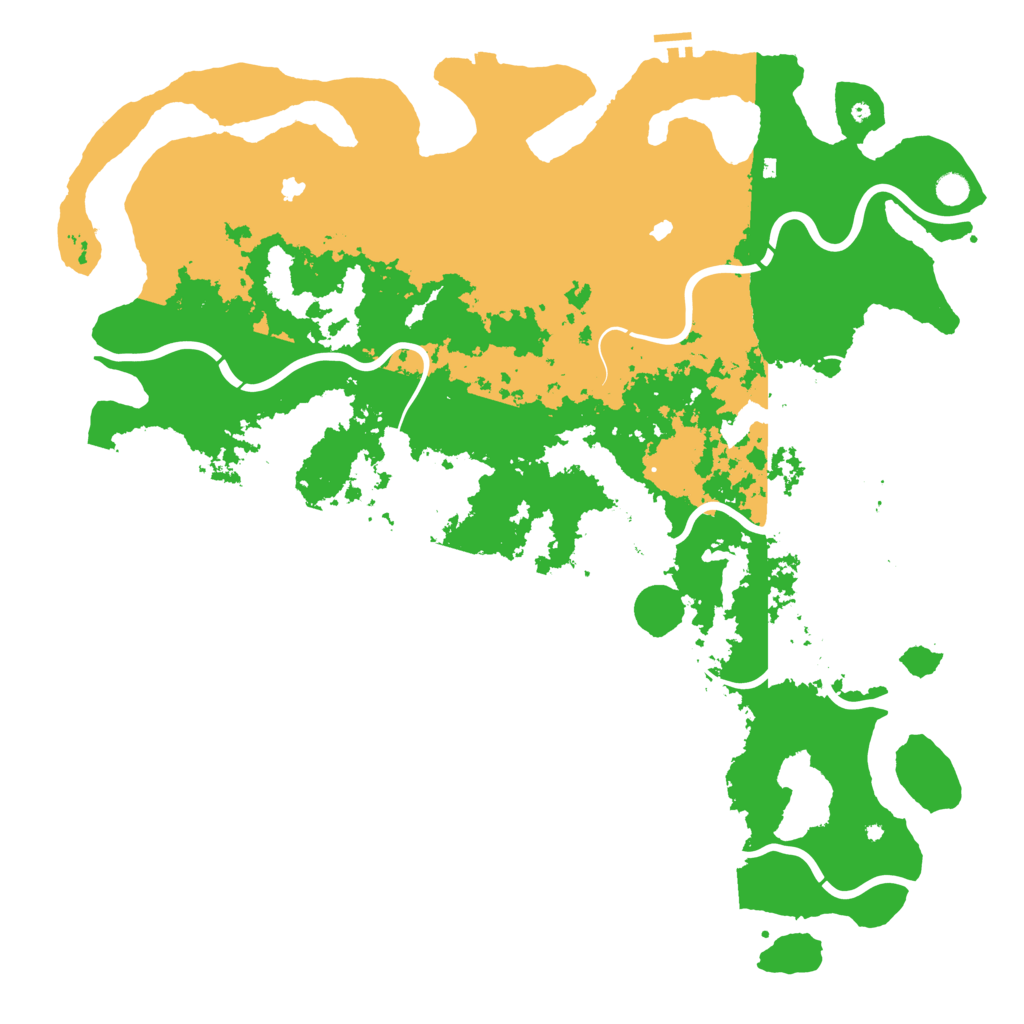 Biome Rust Map: Procedural Map, Size: 5501, Seed: 2147483647