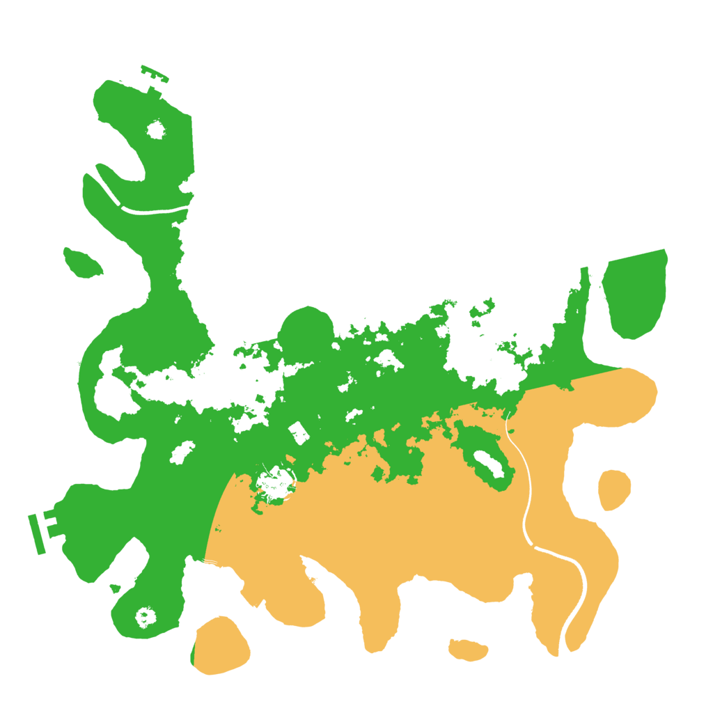 Biome Rust Map: Procedural Map, Size: 3550, Seed: 375216