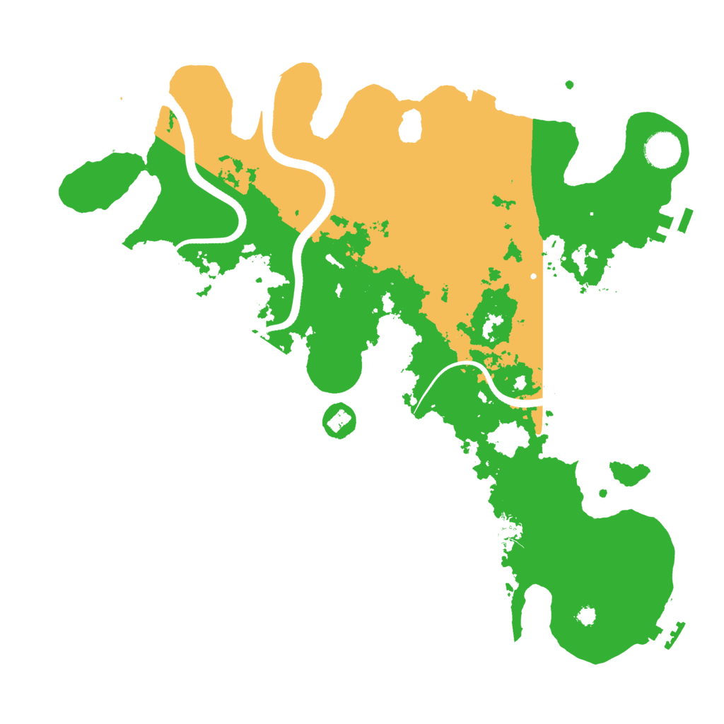 Biome Rust Map: Procedural Map, Size: 3500, Seed: 725333745