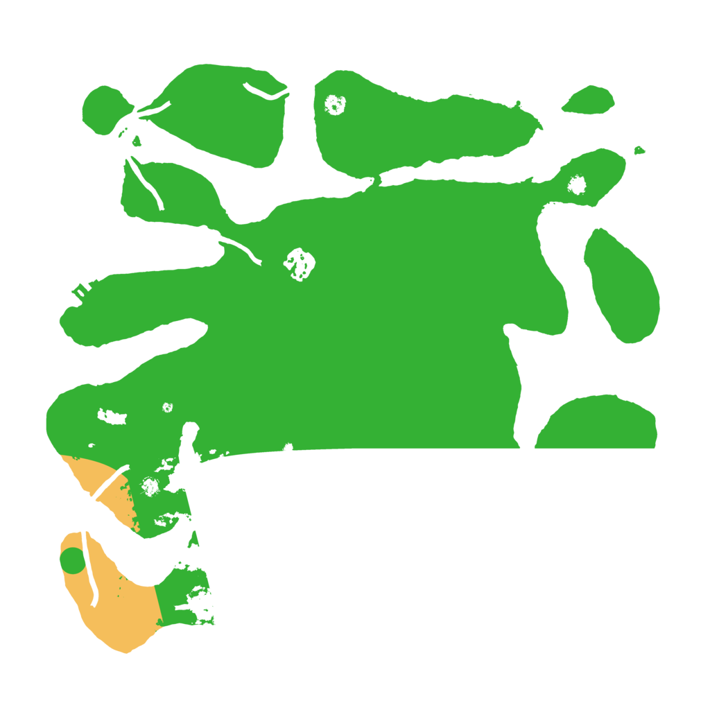 Biome Rust Map: Procedural Map, Size: 3500, Seed: 78436872