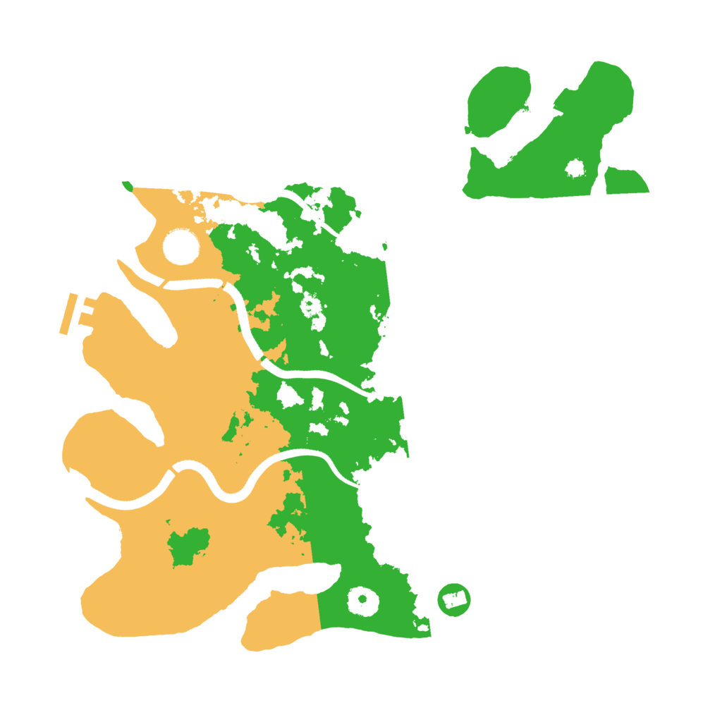 Biome Rust Map: Procedural Map, Size: 3500, Seed: 1634465965