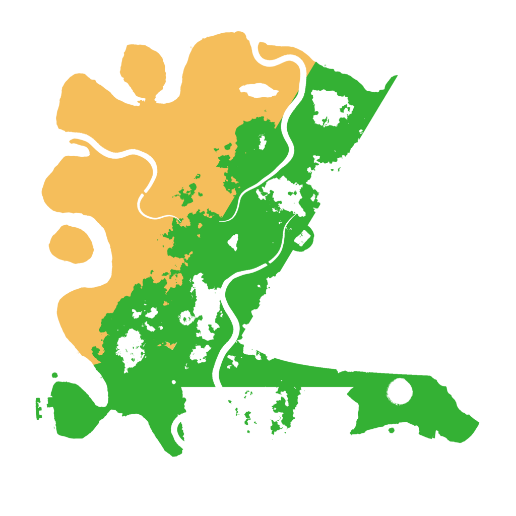 Biome Rust Map: Procedural Map, Size: 3600, Seed: 1459706952