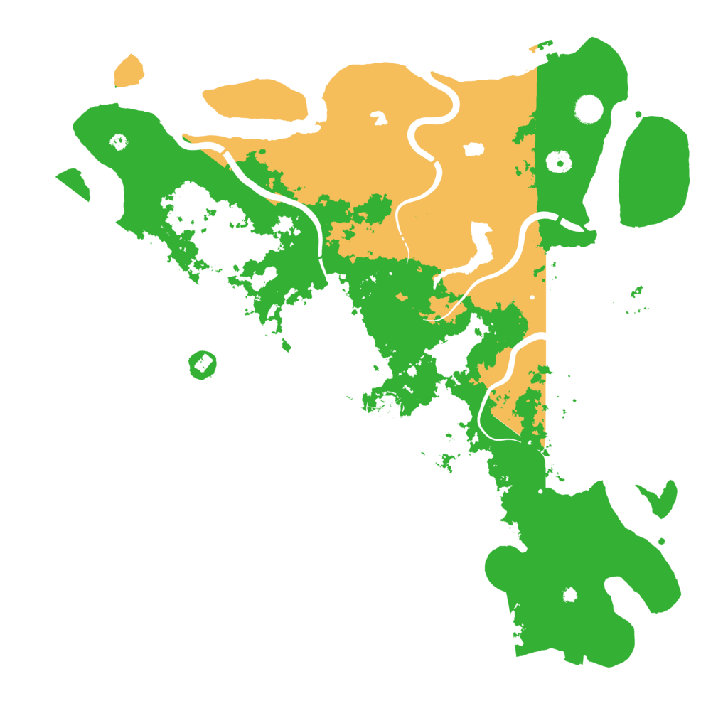 Biome Rust Map: Procedural Map, Size: 4500, Seed: 843755