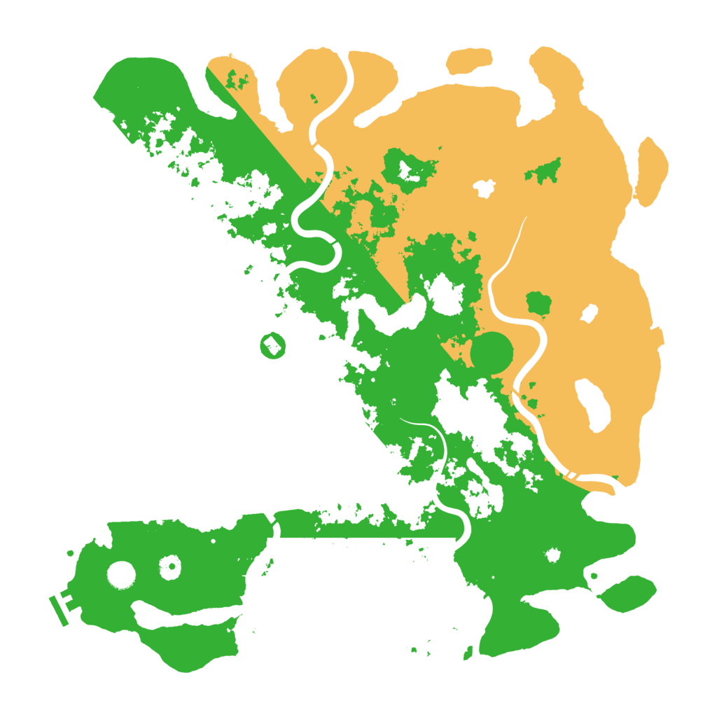 Biome Rust Map: Procedural Map, Size: 4500, Seed: 2624853