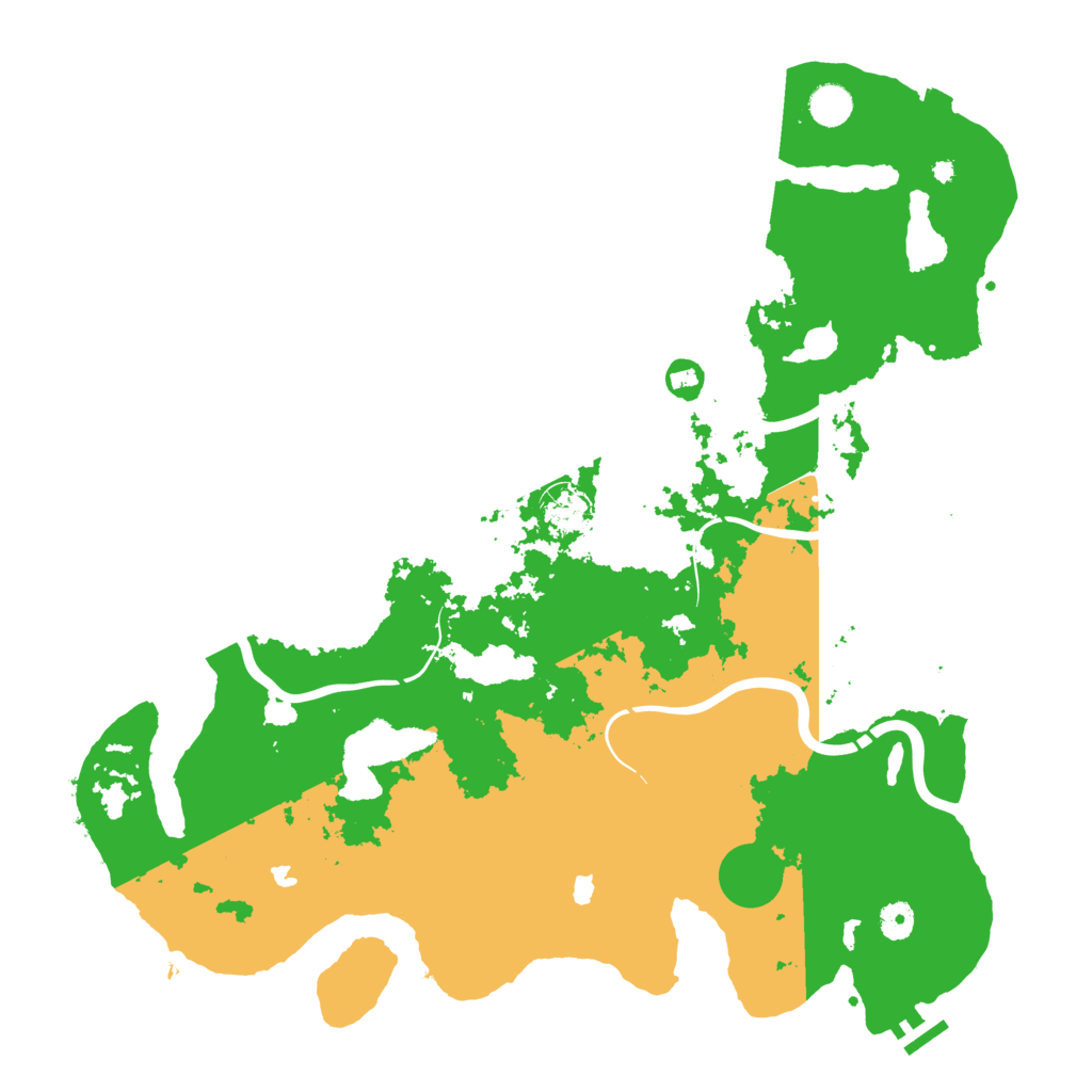 Biome Rust Map: Procedural Map, Size: 4500, Seed: 1591981
