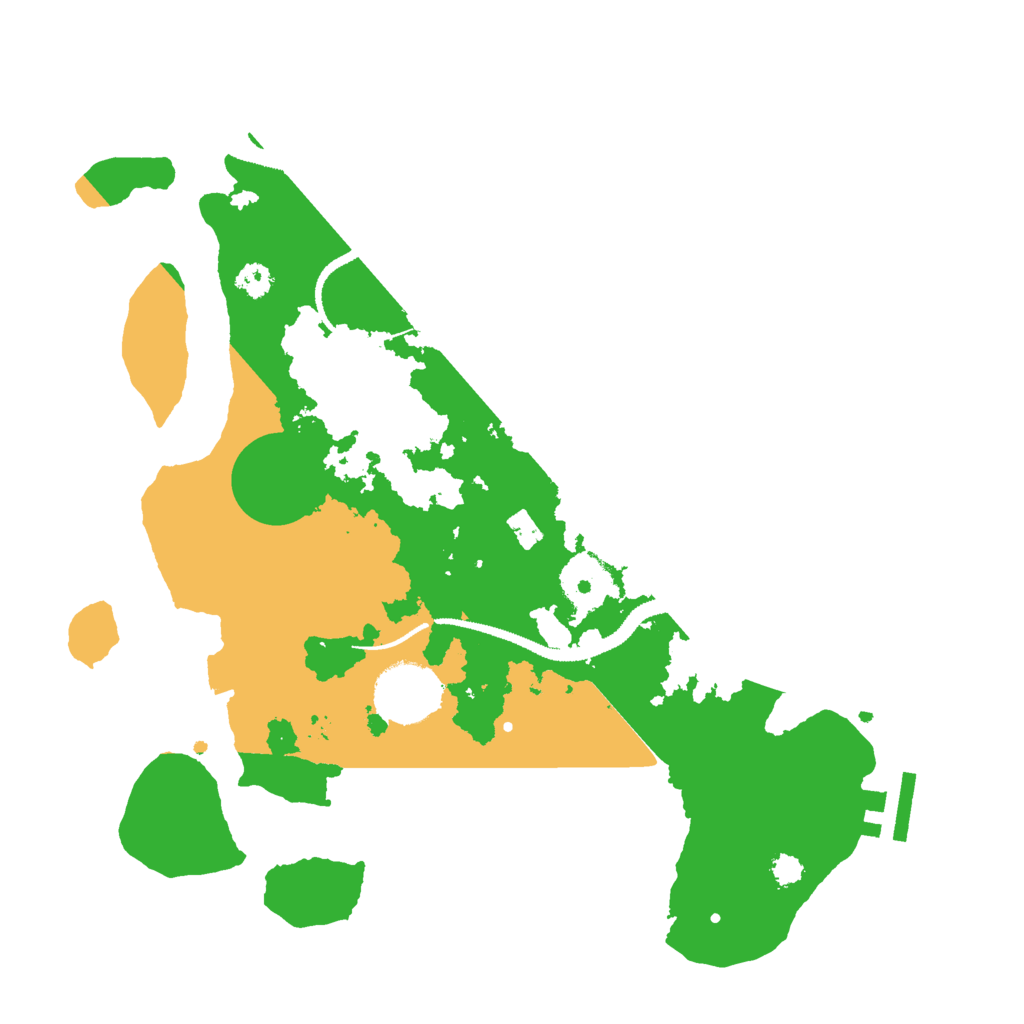 Biome Rust Map: Procedural Map, Size: 3000, Seed: 625860849