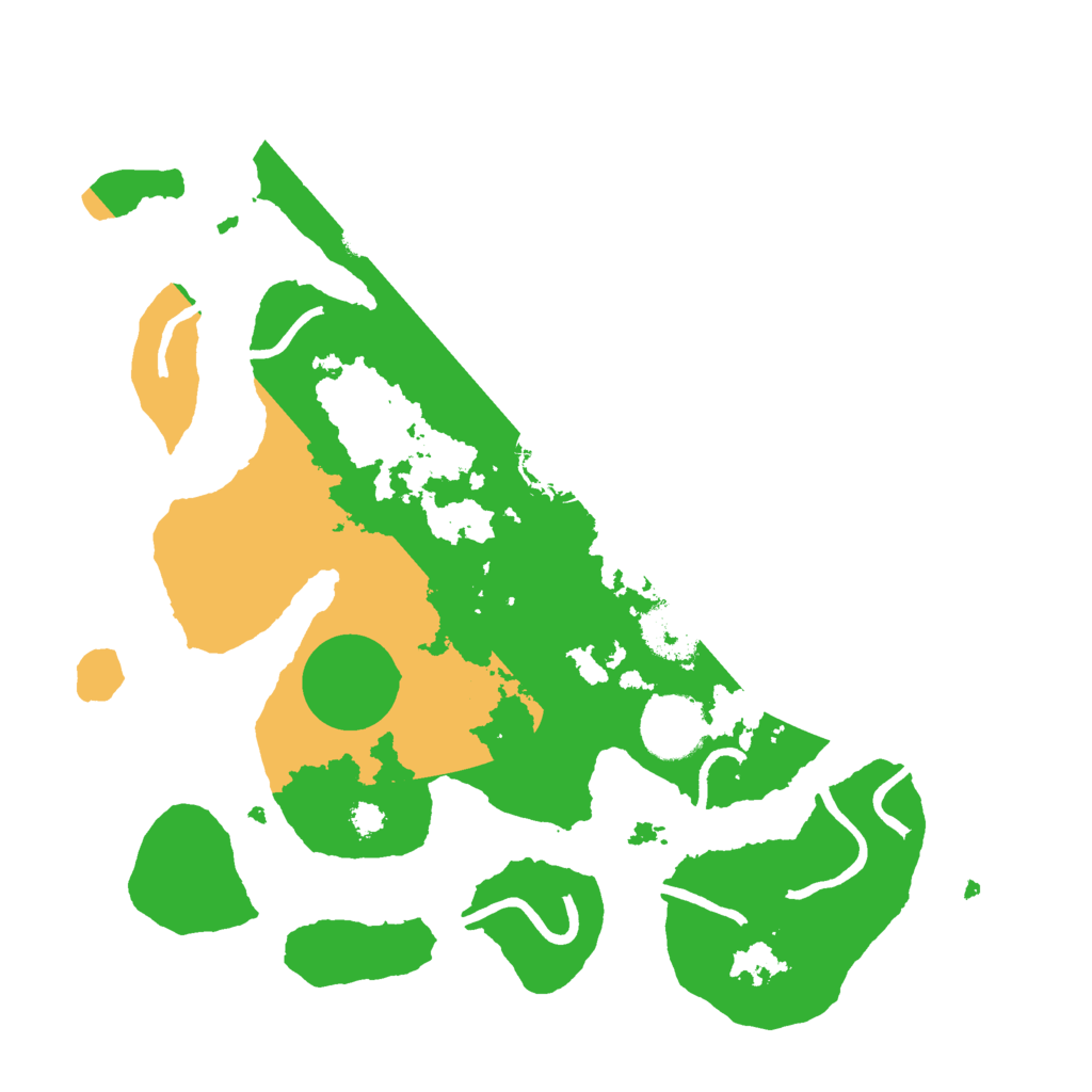 Biome Rust Map: Procedural Map, Size: 3000, Seed: 625860849