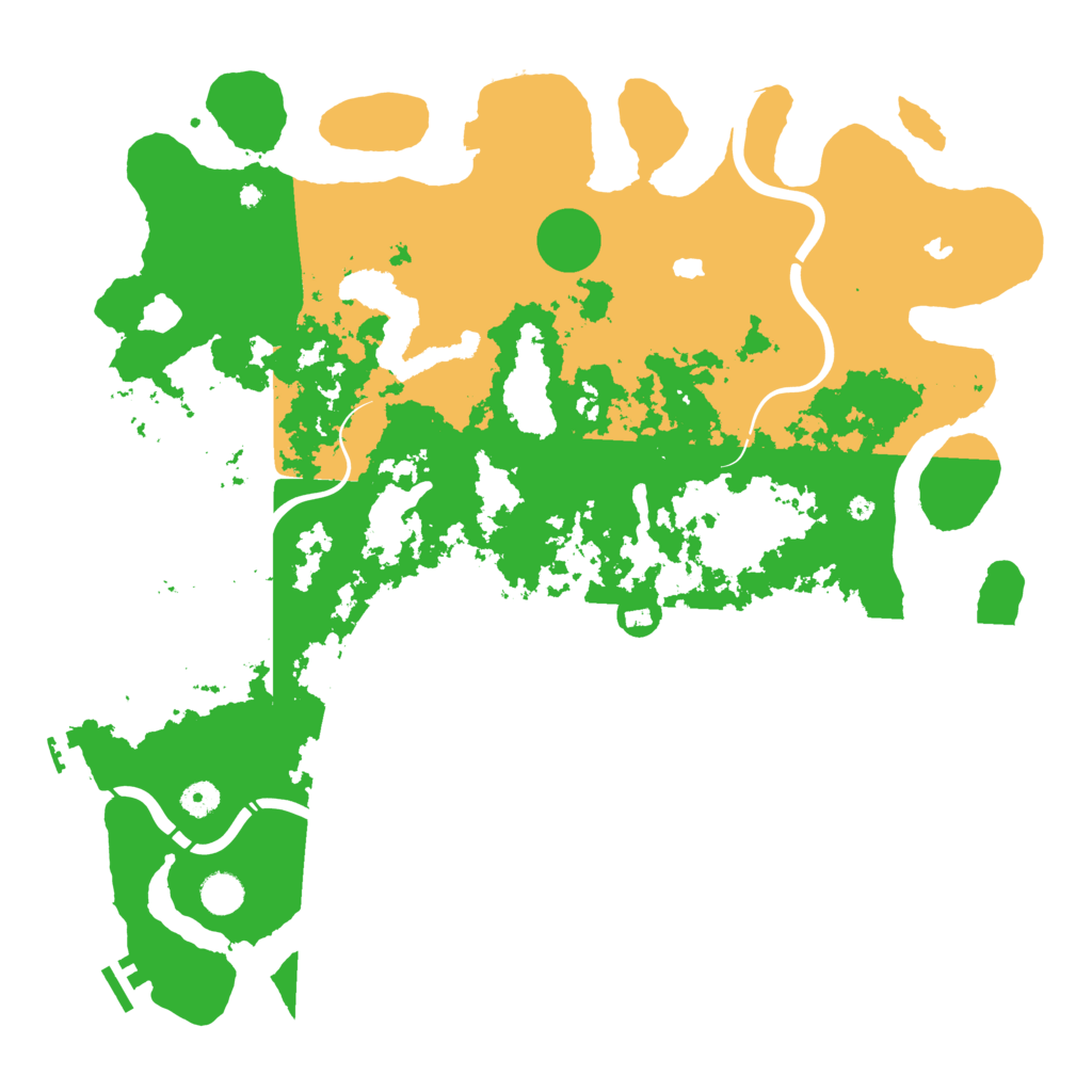 Biome Rust Map: Procedural Map, Size: 4500, Seed: 3212289