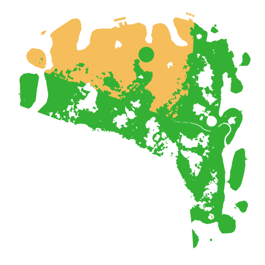 Biome Rust Map: Procedural Map, Size: 4500, Seed: 1846375