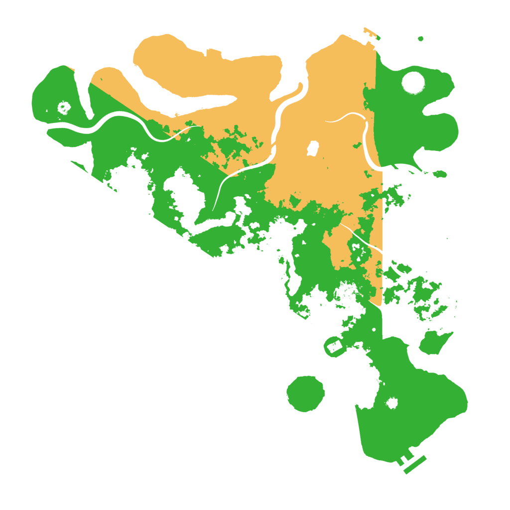 Biome Rust Map: Procedural Map, Size: 4000, Seed: 577253