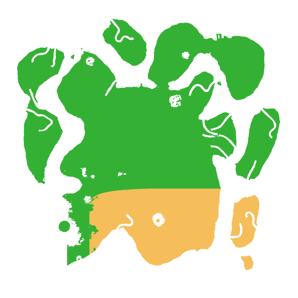 Biome Rust Map: Procedural Map, Size: 3550, Seed: 207977