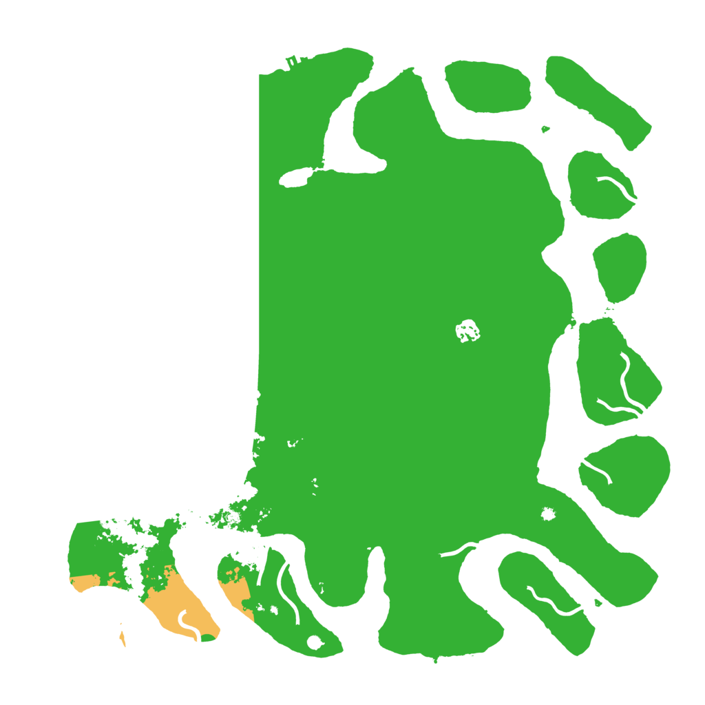 Biome Rust Map: Procedural Map, Size: 4500, Seed: 4364874