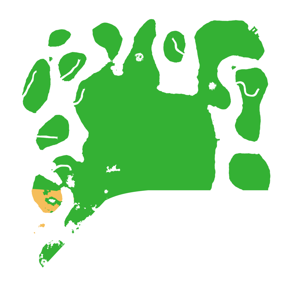 Biome Rust Map: Procedural Map, Size: 3550, Seed: 151371