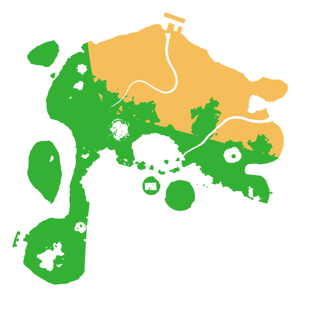 Biome Rust Map: Procedural Map, Size: 2900, Seed: 1660897768