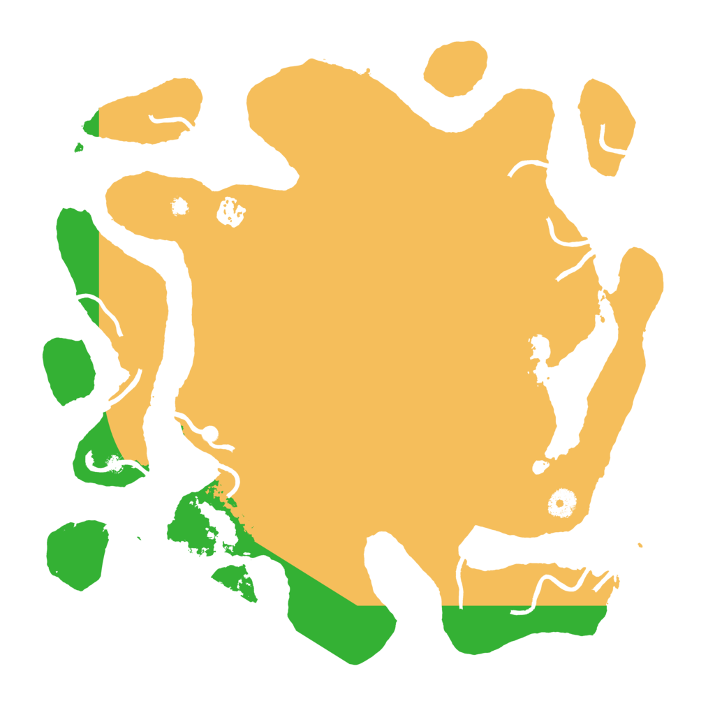 Biome Rust Map: Procedural Map, Size: 3800, Seed: 65347862
