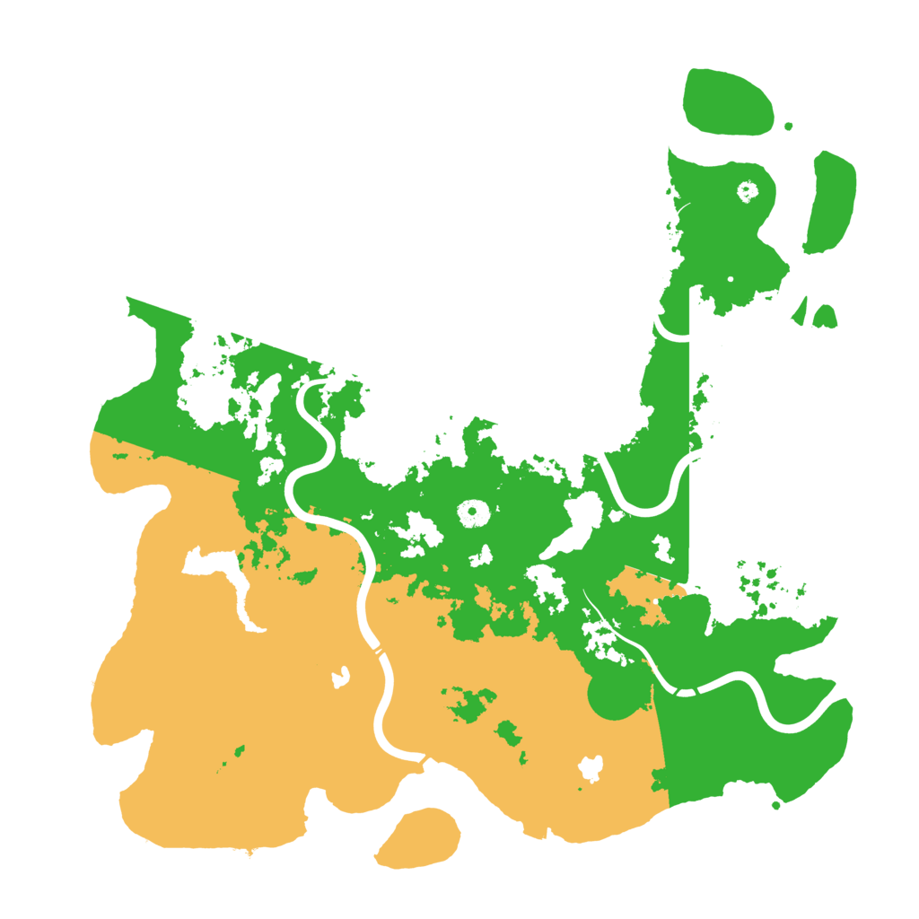 Biome Rust Map: Procedural Map, Size: 4500, Seed: 3425368
