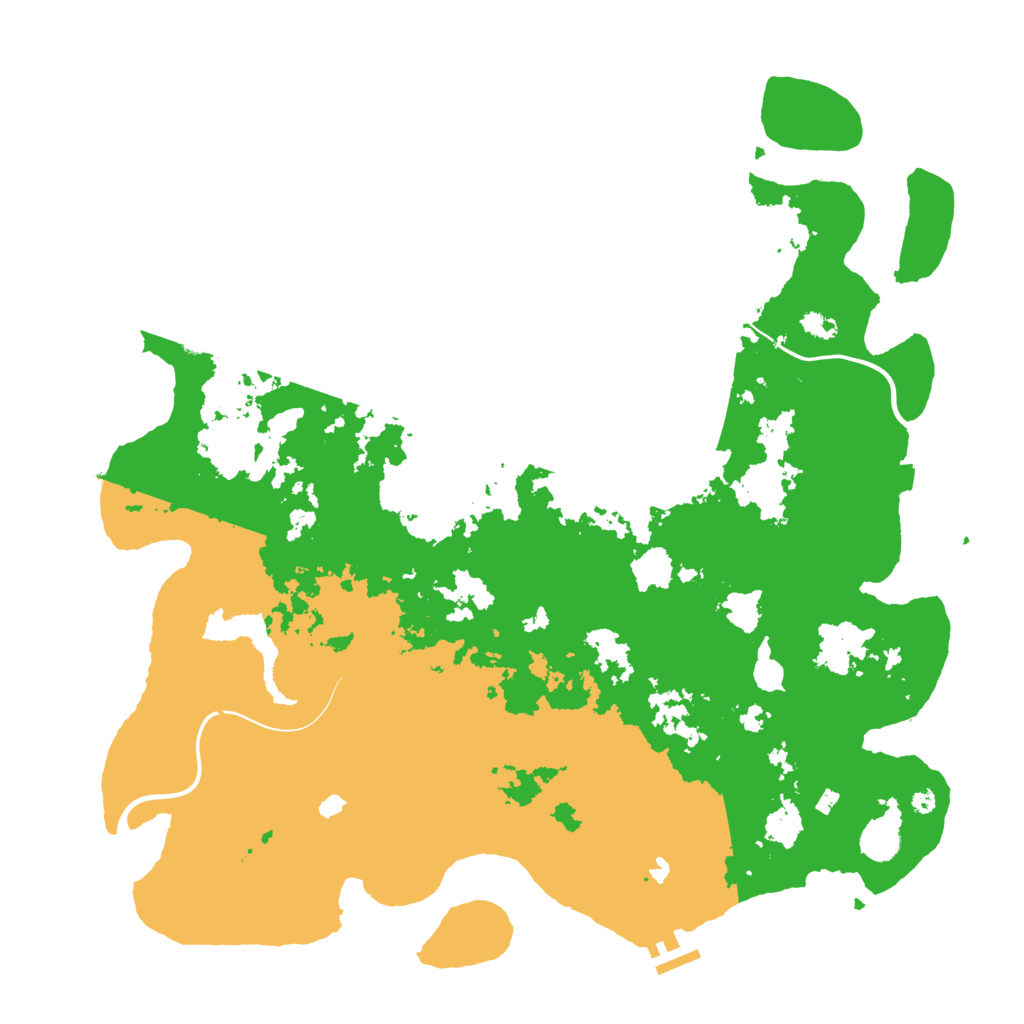Biome Rust Map: Procedural Map, Size: 4500, Seed: 3425368