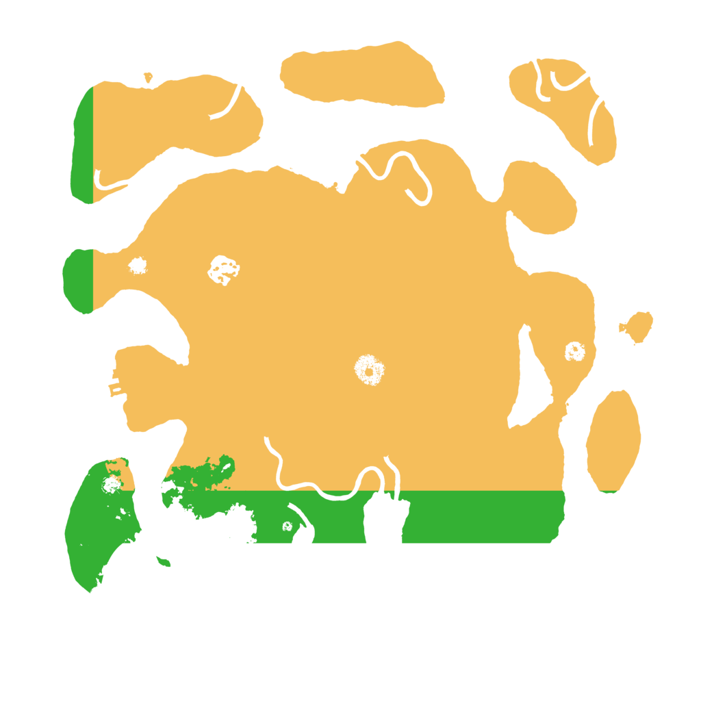 Biome Rust Map: Procedural Map, Size: 3550, Seed: 55252