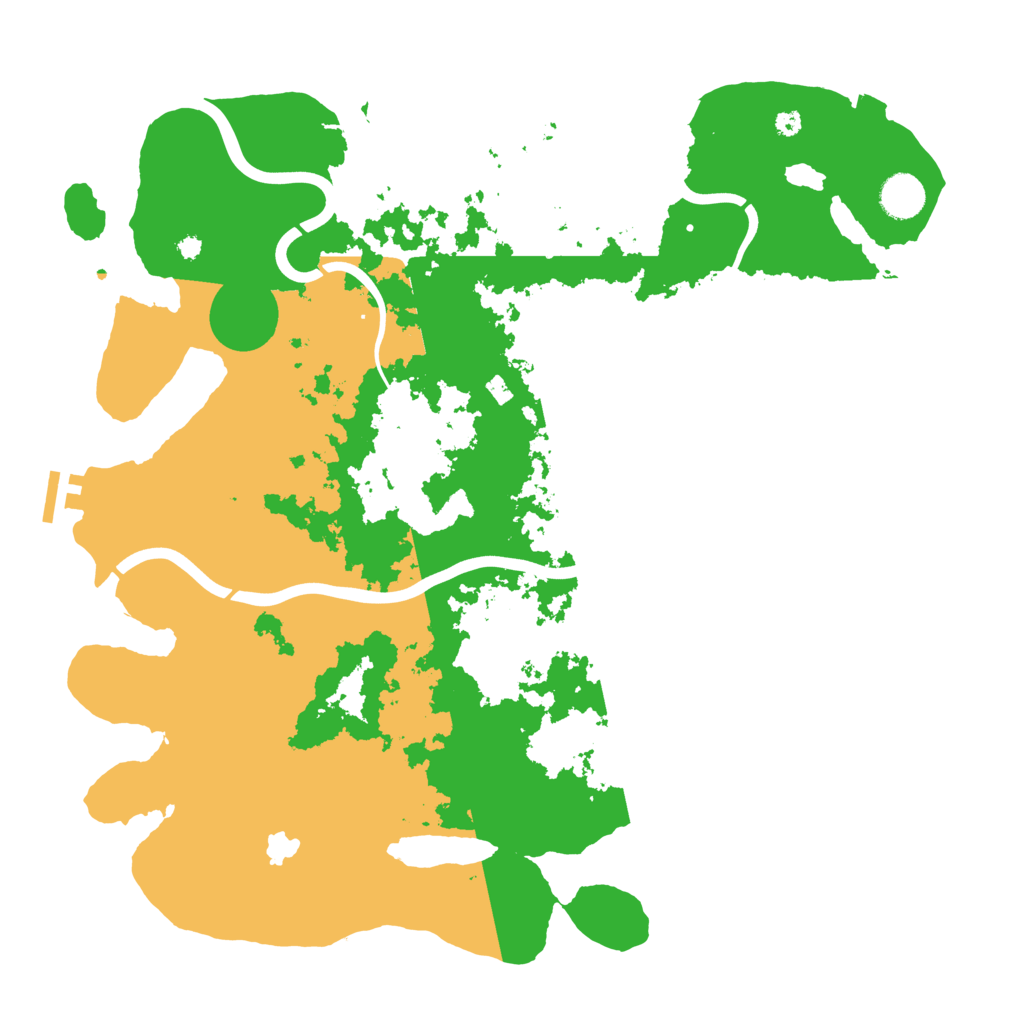 Biome Rust Map: Procedural Map, Size: 4000, Seed: 425974