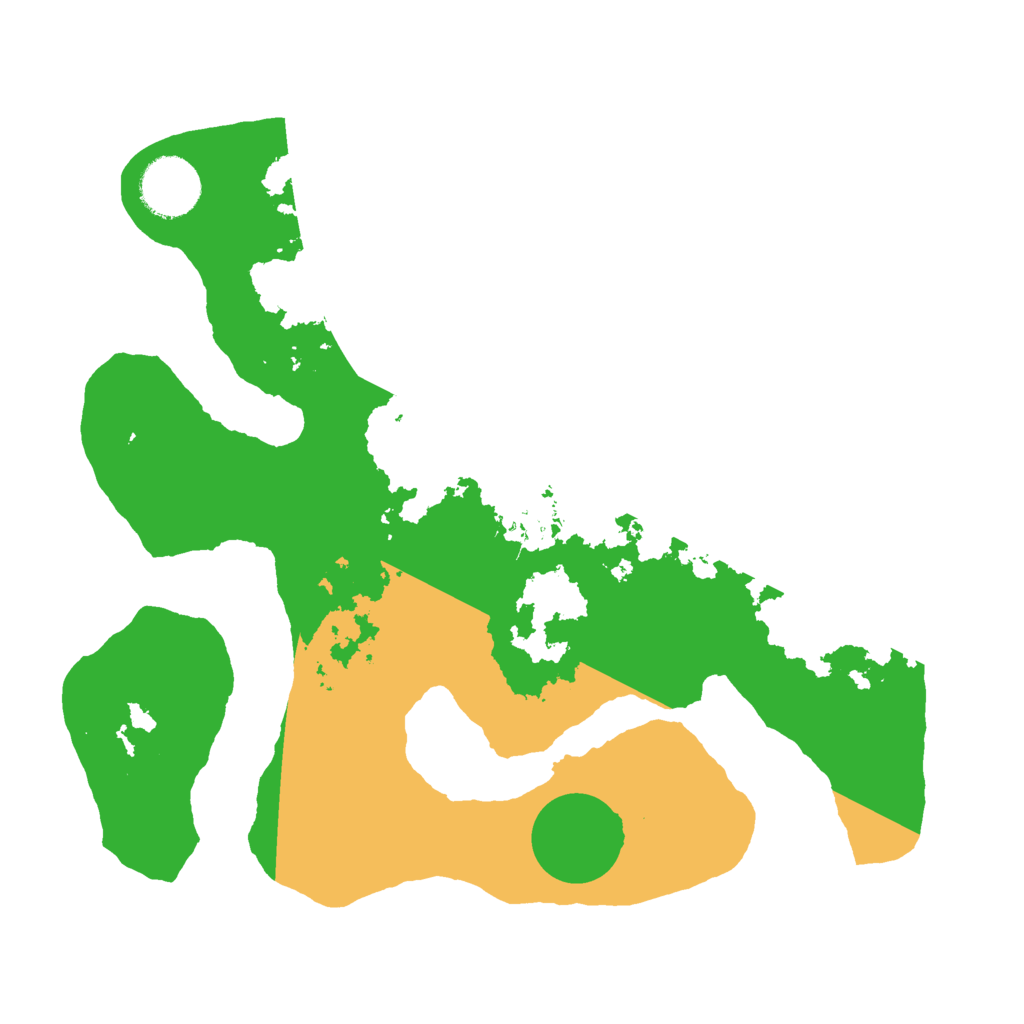 Biome Rust Map: Barren, Size: 3000, Seed: 1564