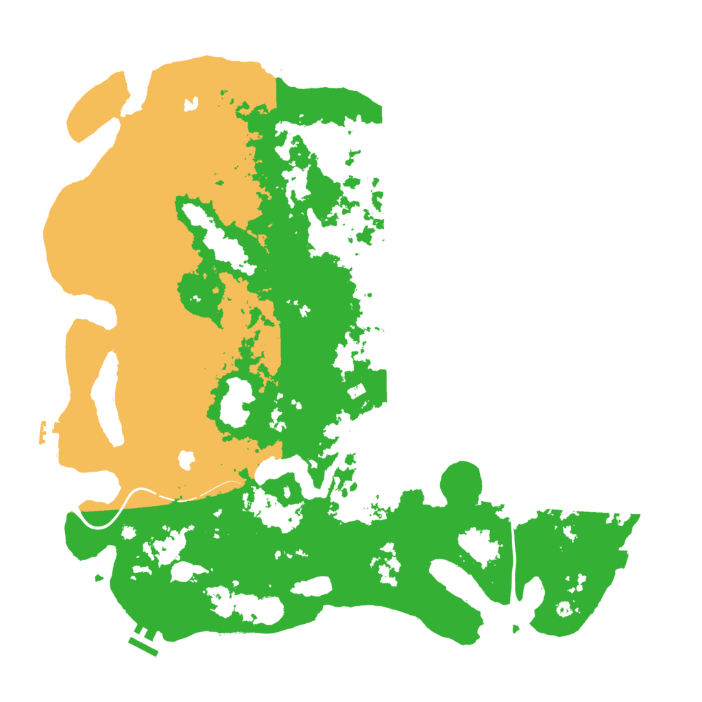 Biome Rust Map: Procedural Map, Size: 4500, Seed: 774025