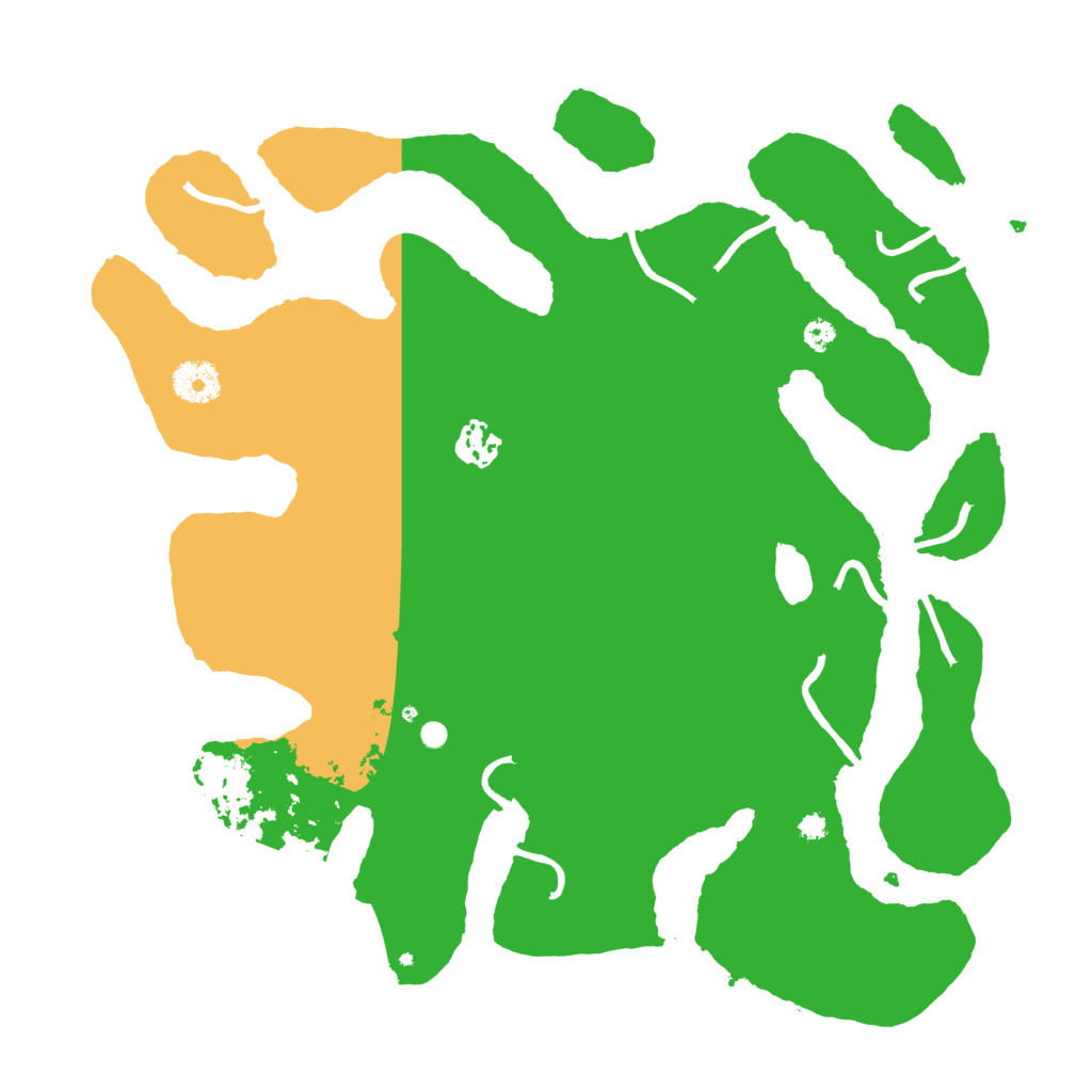 Biome Rust Map: Procedural Map, Size: 3600, Seed: 128315521