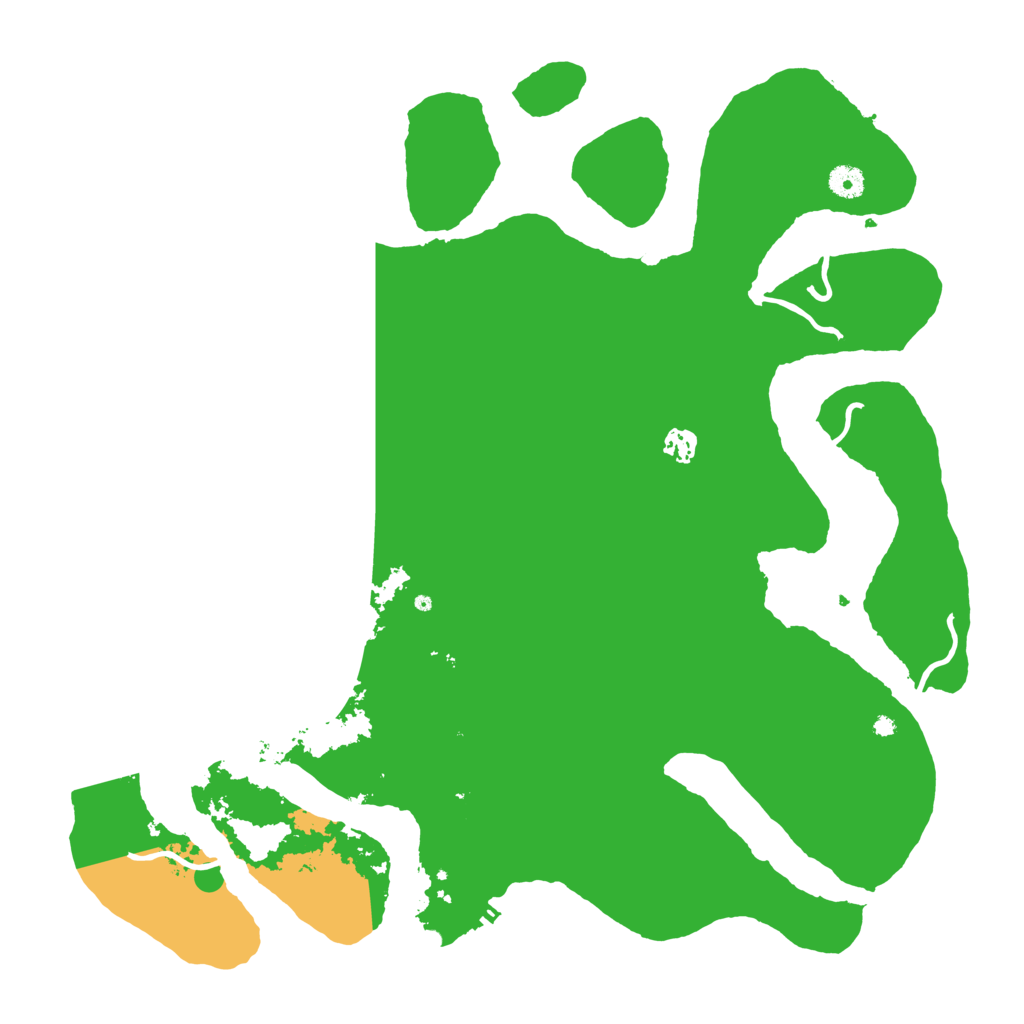 Biome Rust Map: Procedural Map, Size: 4500, Seed: 1158452