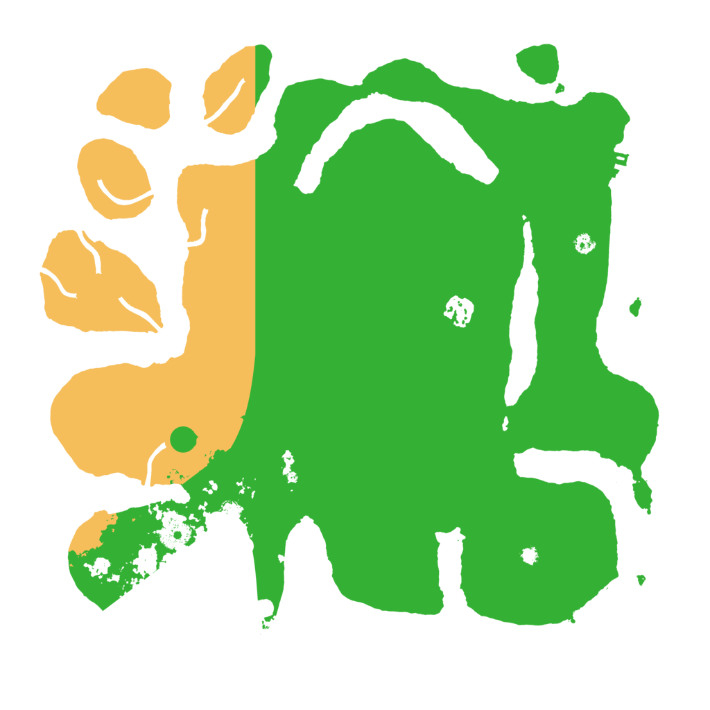 Biome Rust Map: Procedural Map, Size: 3600, Seed: 1811085403