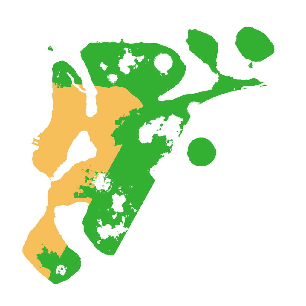 Biome Rust Map: Procedural Map, Size: 3000, Seed: 1098226299