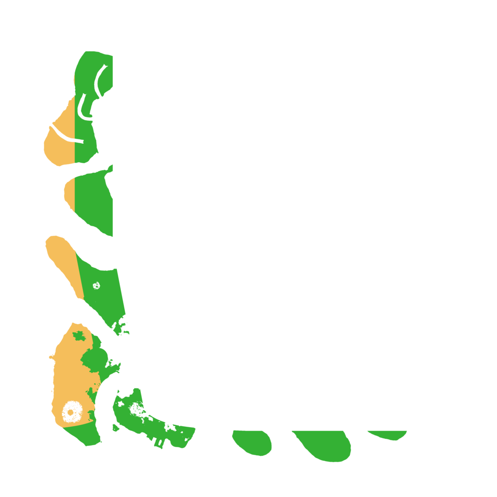 Biome Rust Map: Procedural Map, Size: 3500, Seed: 18444