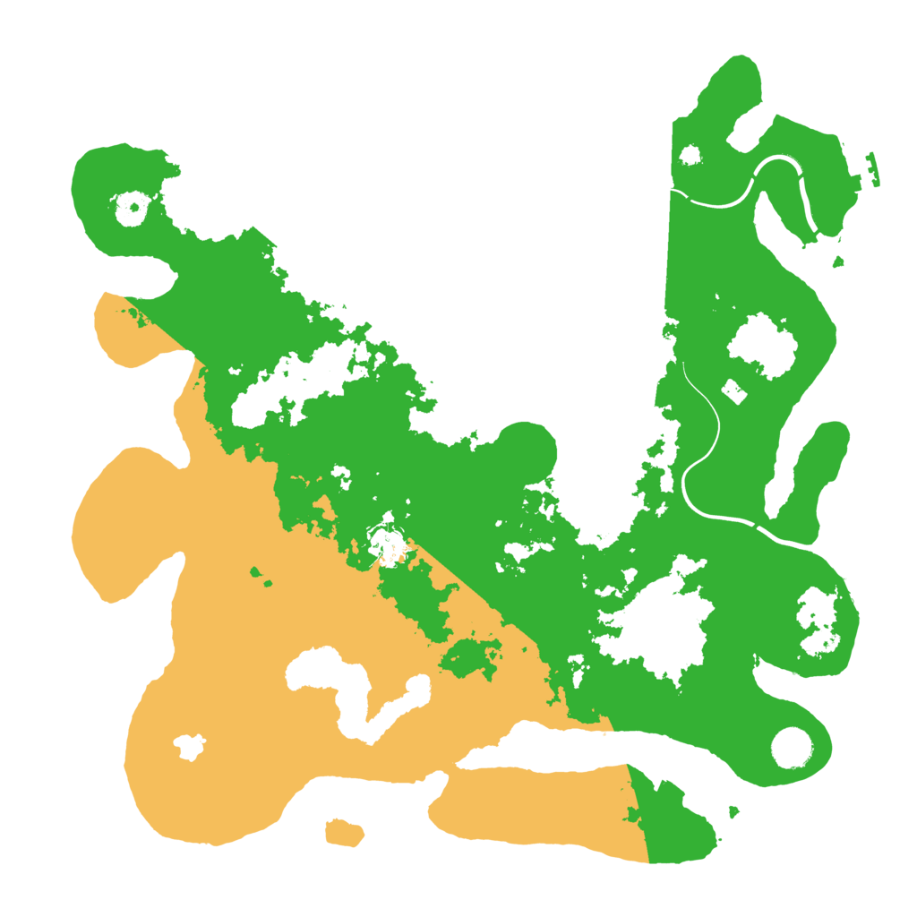 Biome Rust Map: Procedural Map, Size: 4000, Seed: 1003983991