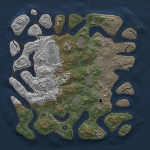 Thumbnail Rust Map: Procedural Map, Size: 4500, Seed: 1651186185, 18 Monuments