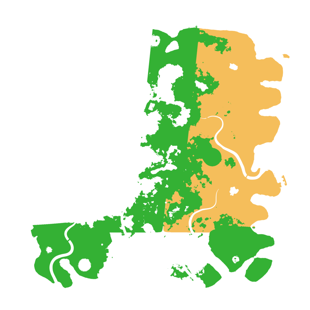 Biome Rust Map: Procedural Map, Size: 4500, Seed: 1651186185