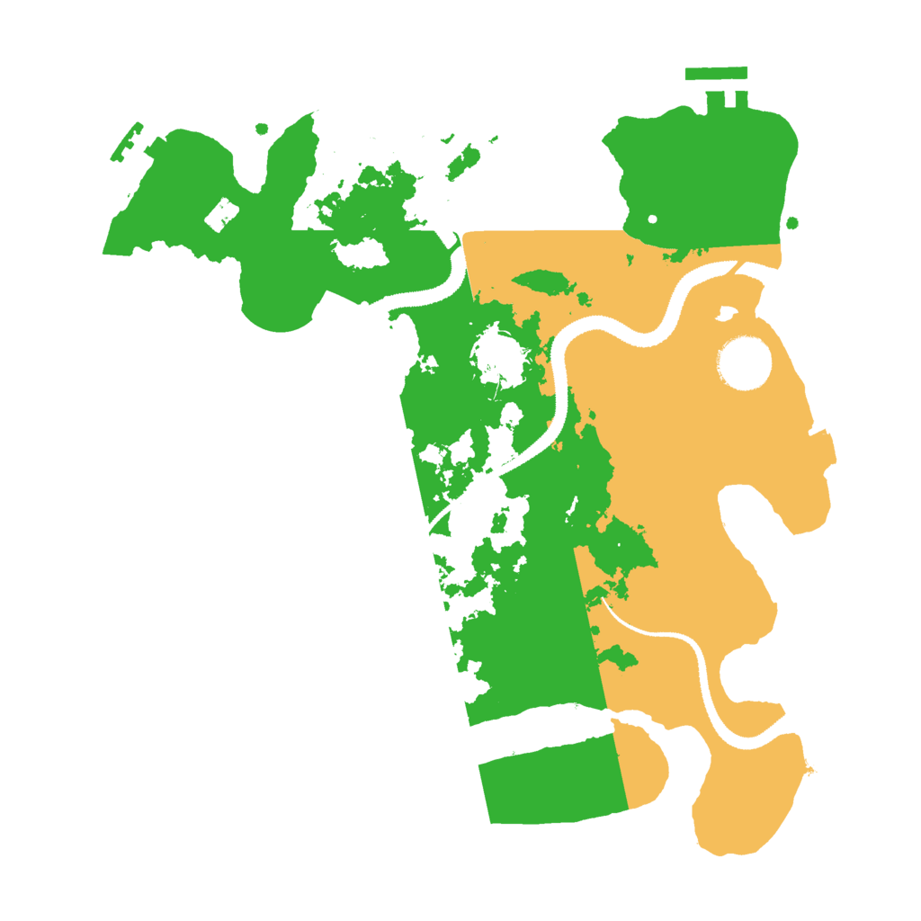 Biome Rust Map: Procedural Map, Size: 3000, Seed: 1077936979
