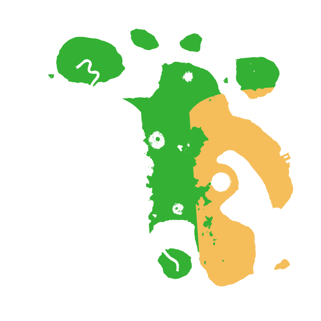 Biome Rust Map: Procedural Map, Size: 2988, Seed: 100