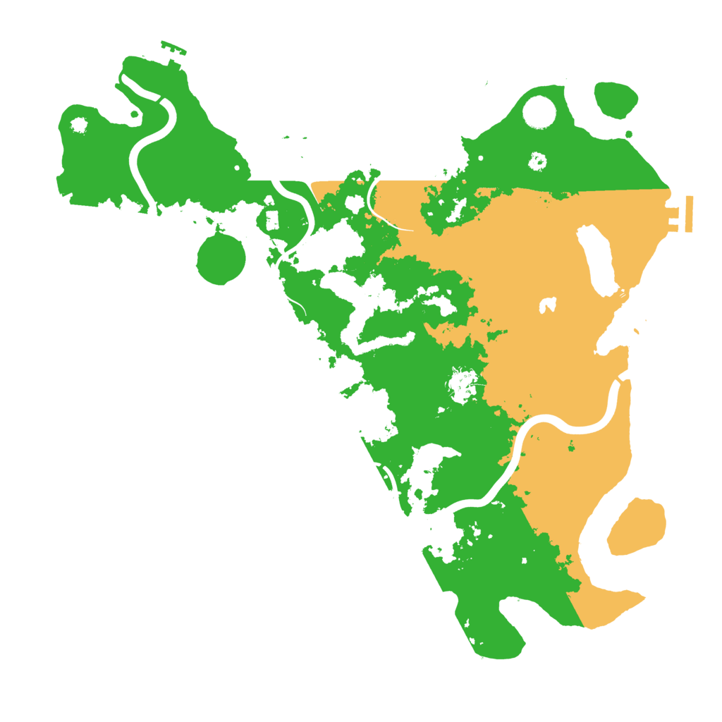 Biome Rust Map: Procedural Map, Size: 4000, Seed: 355741