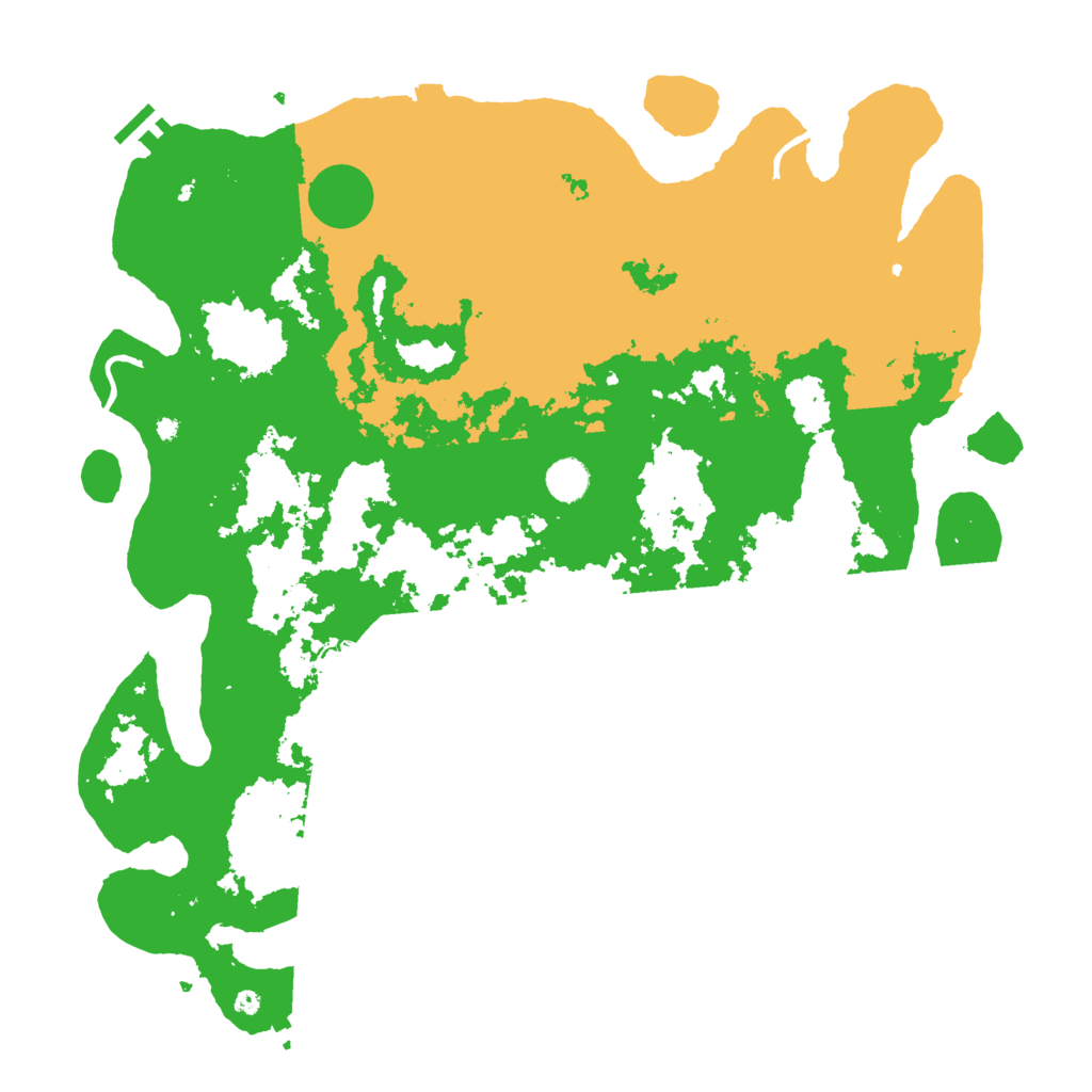 Biome Rust Map: Procedural Map, Size: 4500, Seed: 1820524049