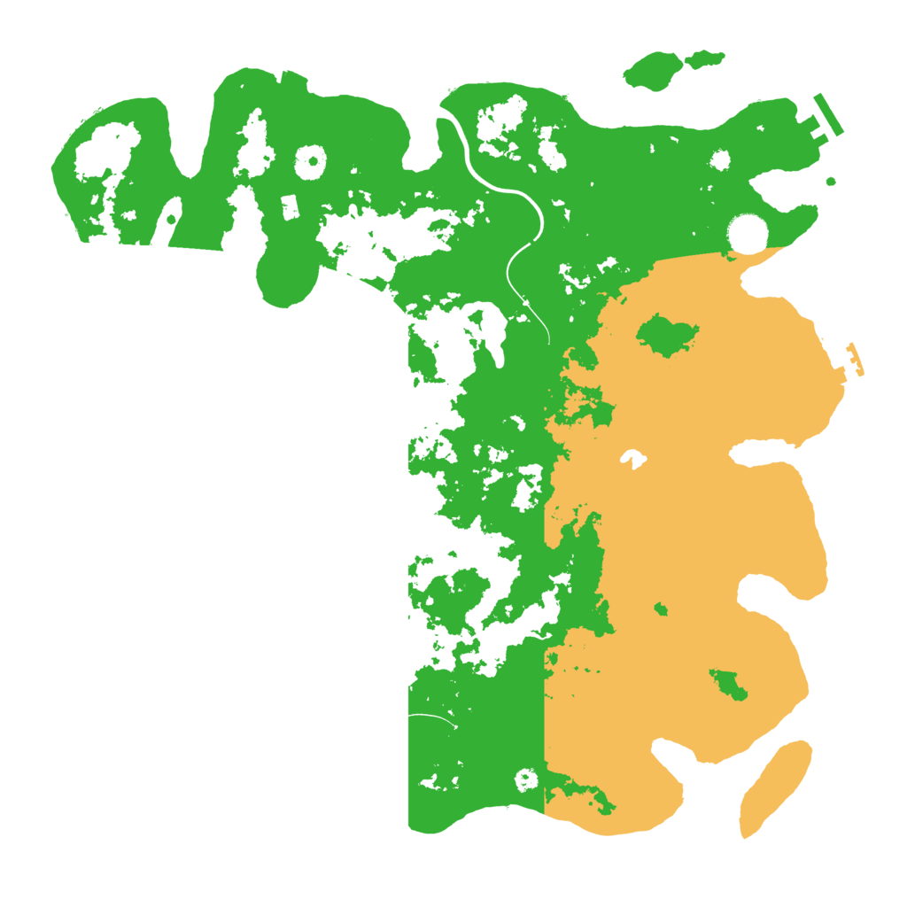 Biome Rust Map: Procedural Map, Size: 4000, Seed: 26485