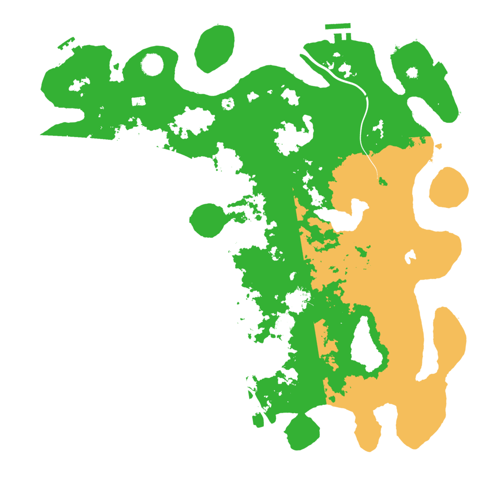 Biome Rust Map: Procedural Map, Size: 4000, Seed: 951802