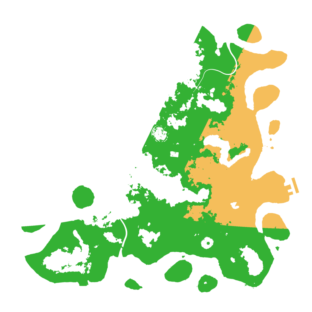 Biome Rust Map: Procedural Map, Size: 4000, Seed: 524126