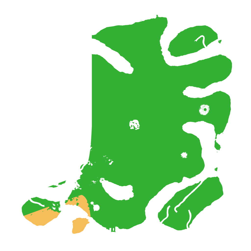 Biome Rust Map: Procedural Map, Size: 3600, Seed: 1666266439