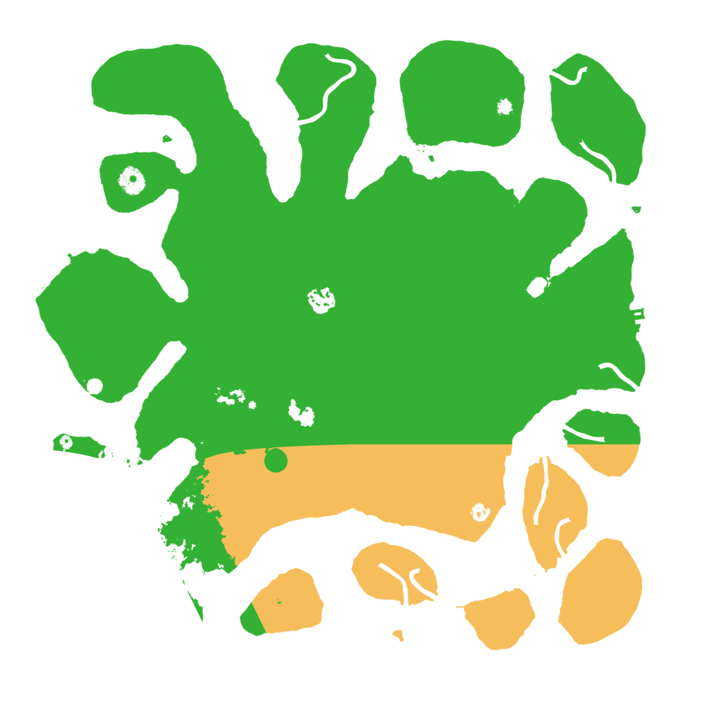 Biome Rust Map: Procedural Map, Size: 4000, Seed: 16454