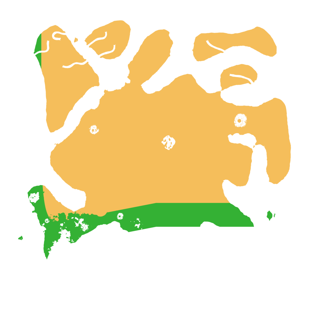 Biome Rust Map: Procedural Map, Size: 3550, Seed: 624592