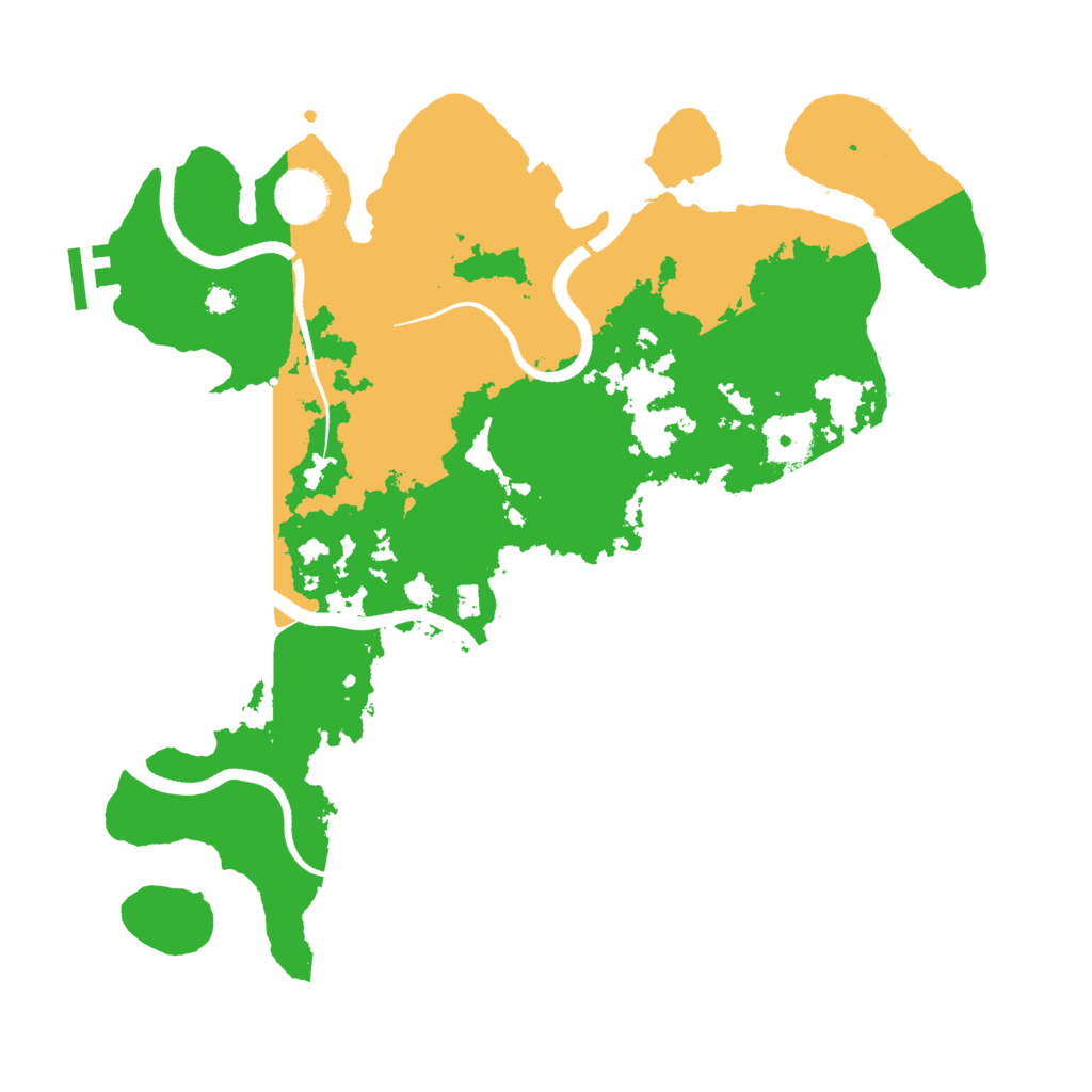 Biome Rust Map: Procedural Map, Size: 3550, Seed: 114618