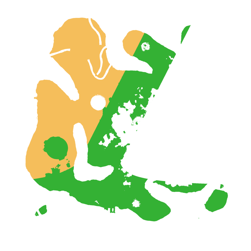 Biome Rust Map: Procedural Map, Size: 3000, Seed: 12345789