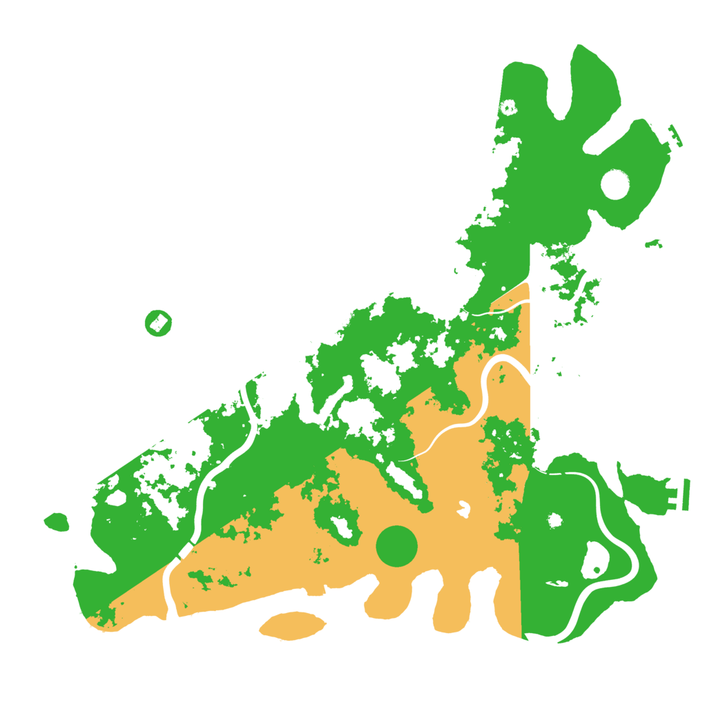 Biome Rust Map: Procedural Map, Size: 4500, Seed: 4999
