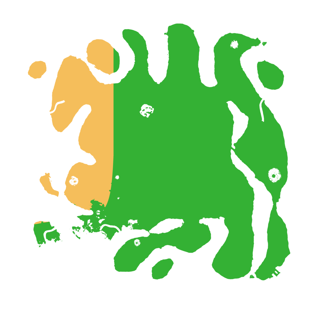 Biome Rust Map: Procedural Map, Size: 3550, Seed: 570383