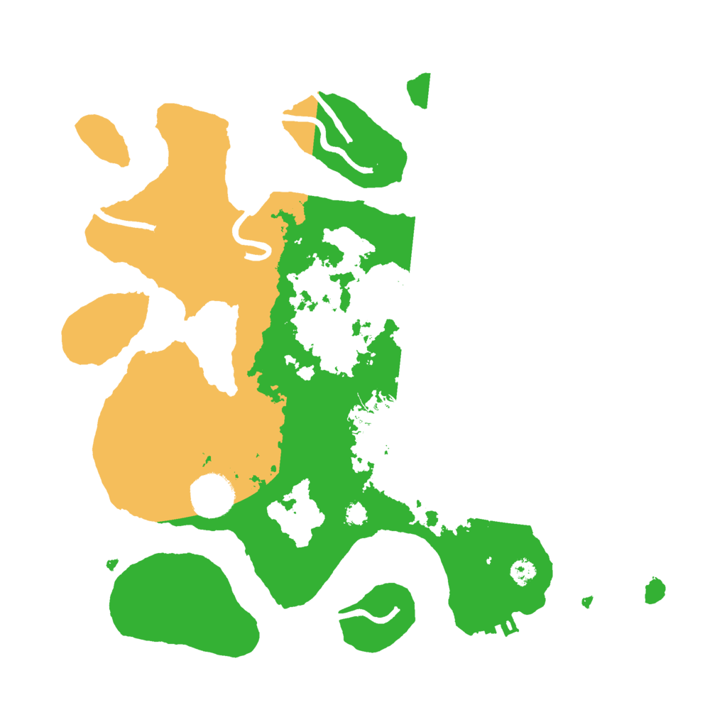 Biome Rust Map: Procedural Map, Size: 3000, Seed: 92106438