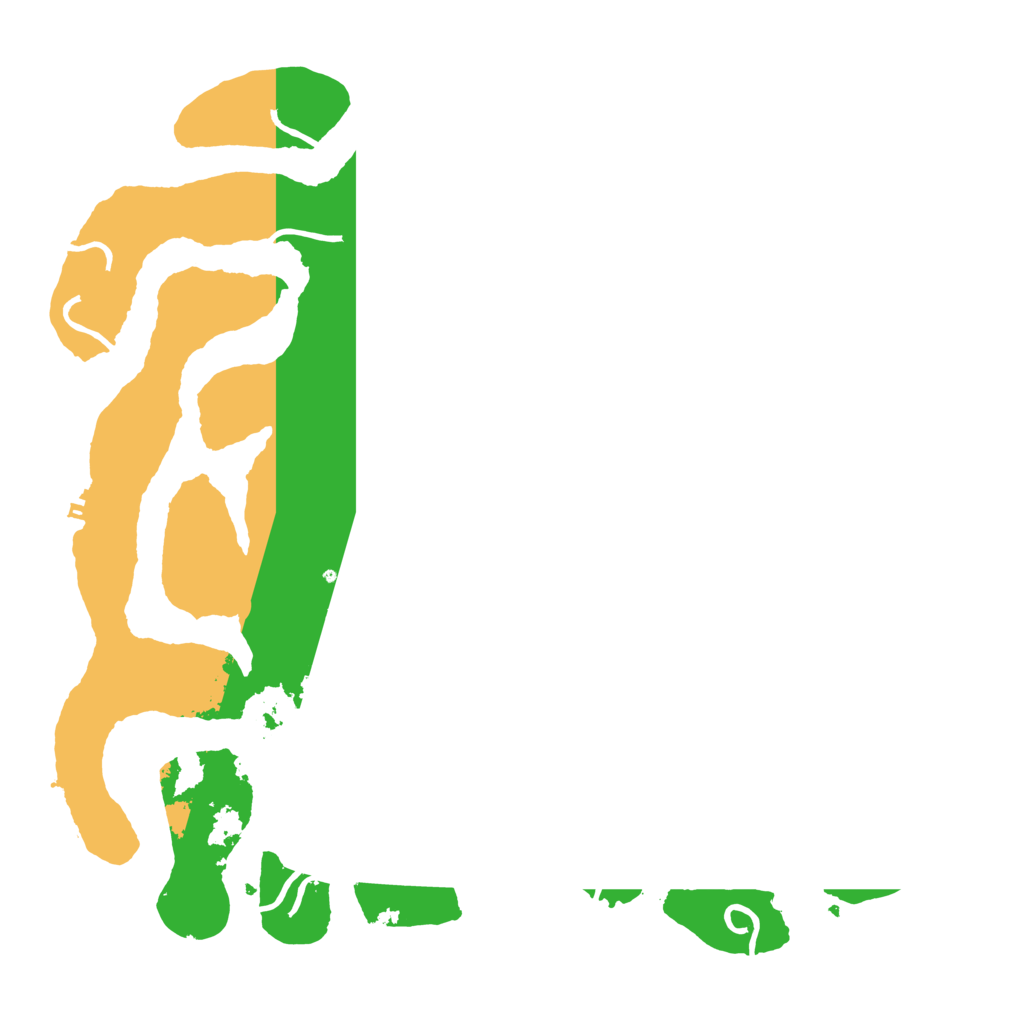 Biome Rust Map: Procedural Map, Size: 4300, Seed: 2147483640