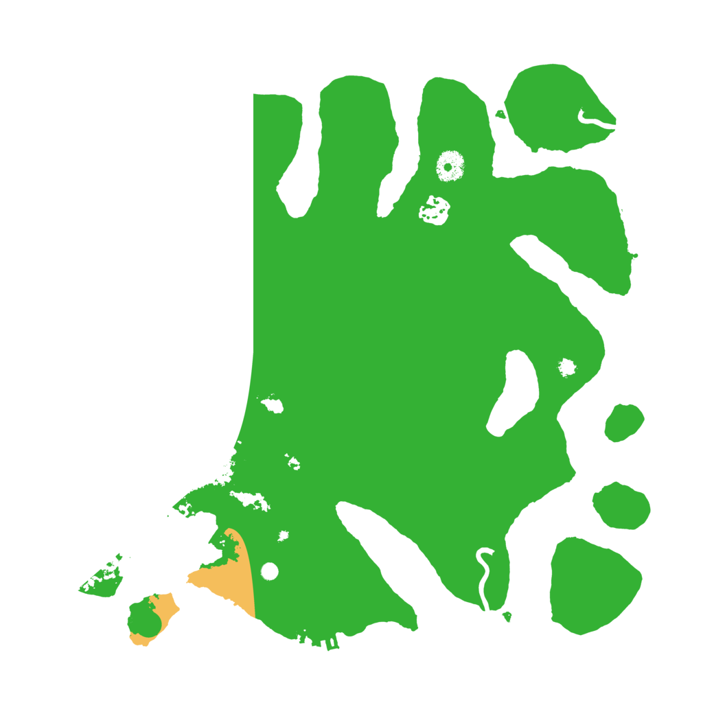 Biome Rust Map: Procedural Map, Size: 3550, Seed: 650255